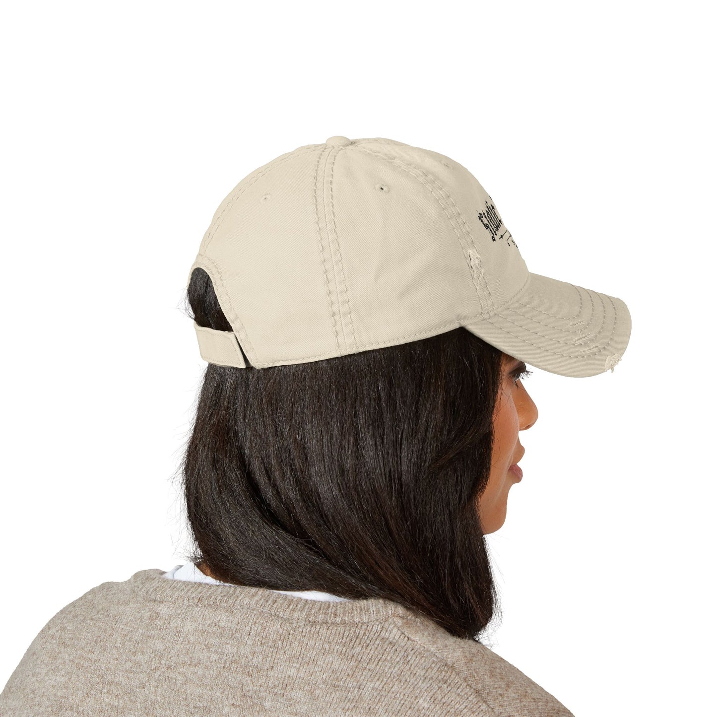Distressed Static Theory Hat