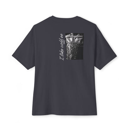 Oversized 'I like coffee' Tee Premium
