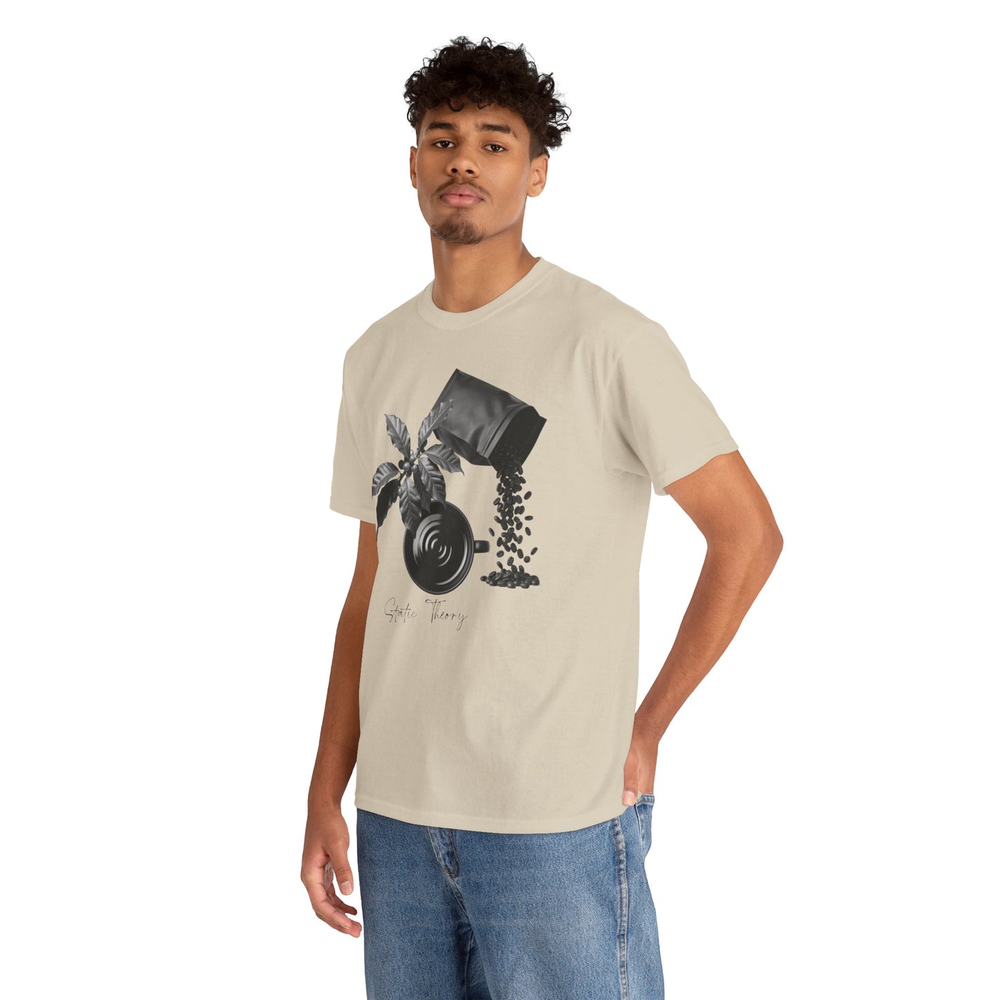 Heavy Cotton Coffee Tee