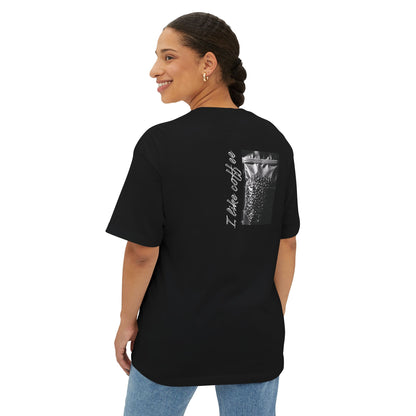 Oversized 'I like coffee' Tee Premium