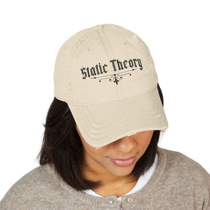 Distressed Static Theory Hat